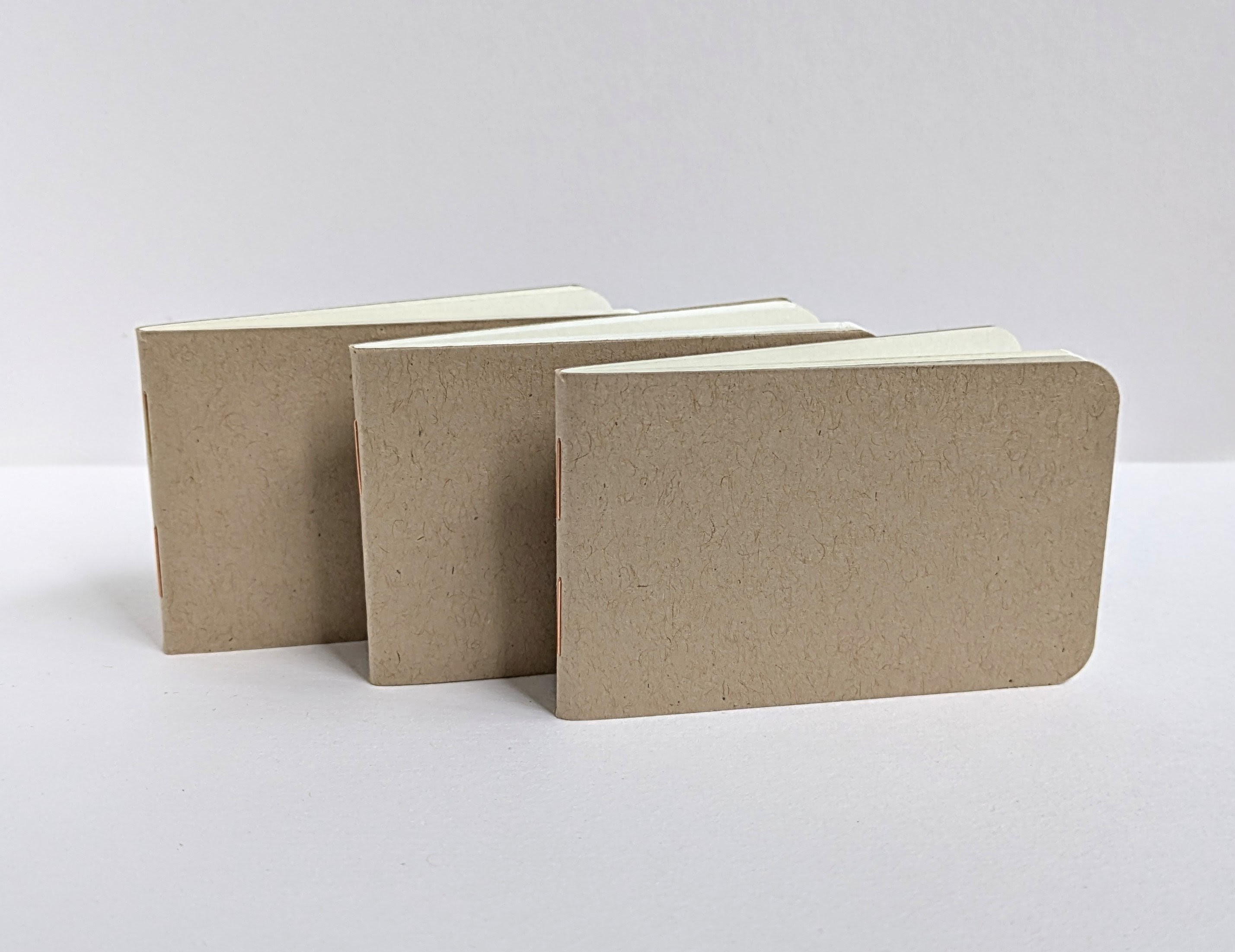 Wallet Notebooks product front image for Speckletone Kraft Brown with Meringue